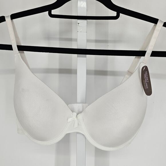 Secret Treasures Womsns Sz 36DD Tailored T Shirt Bra Solid White NEW - Picture 1 of 4